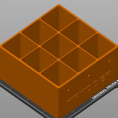 Hộp Sắp Xếp Gia Vị 3x3 Ø50 mm