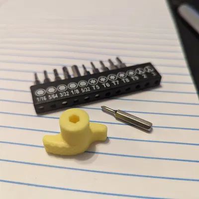 Giá Đựng Mũi Vít CC_Vân Xoắn_Chế Lại_Vừa Vít Nhỏ