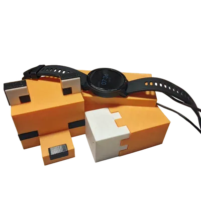 Chân sạc kiêm mô hình Minecraft Fox cho Xiaomi Watch Active