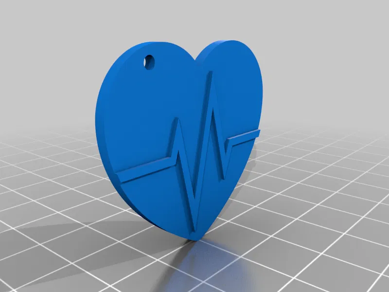 Bông tai mặt dây chuyền nhịp tim - Image 2