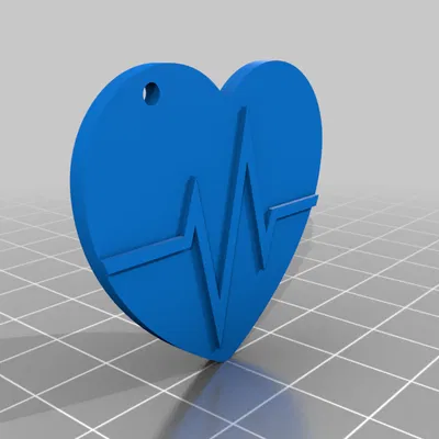 Bông tai mặt dây chuyền nhịp tim