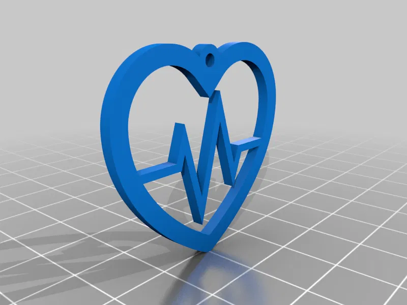 Bông tai mặt dây chuyền nhịp tim - Image 3