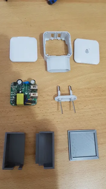 Hộp Đựng Mạch Sạc USB Đôi Cho Điện Thoại - Image 2