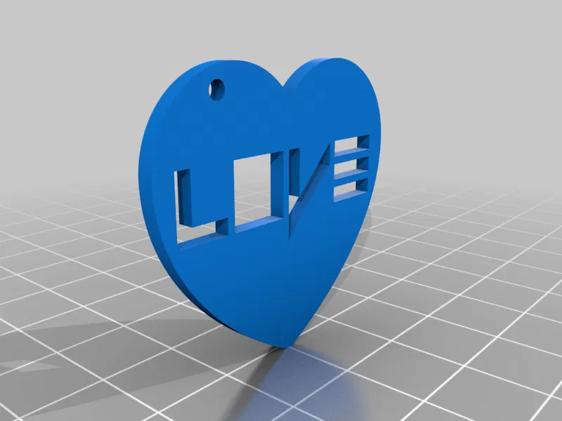 Móc Khóa, Bông Tai, Mặt Dây Chuyền Trái Tim Tình Yêu - Image 3