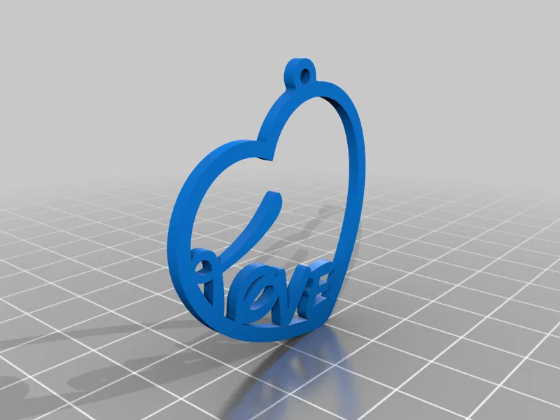 Móc Khóa Bông Tai Hình Trái Tim Tình Yêu - Image 2