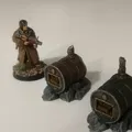 Bếp Lò Thùng (Barrel Stove) Cho Game Miniature - Thumbnail 2