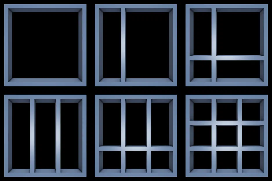 Kệ treo tường - Bộ sưu tập 6 mẫu - Image 1