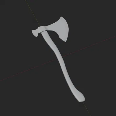 Rìu Viking Dễ In 3D