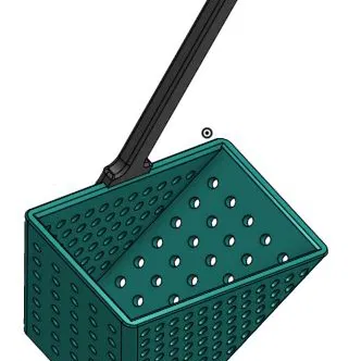 Máng cho ăn giun huyết dạng treo