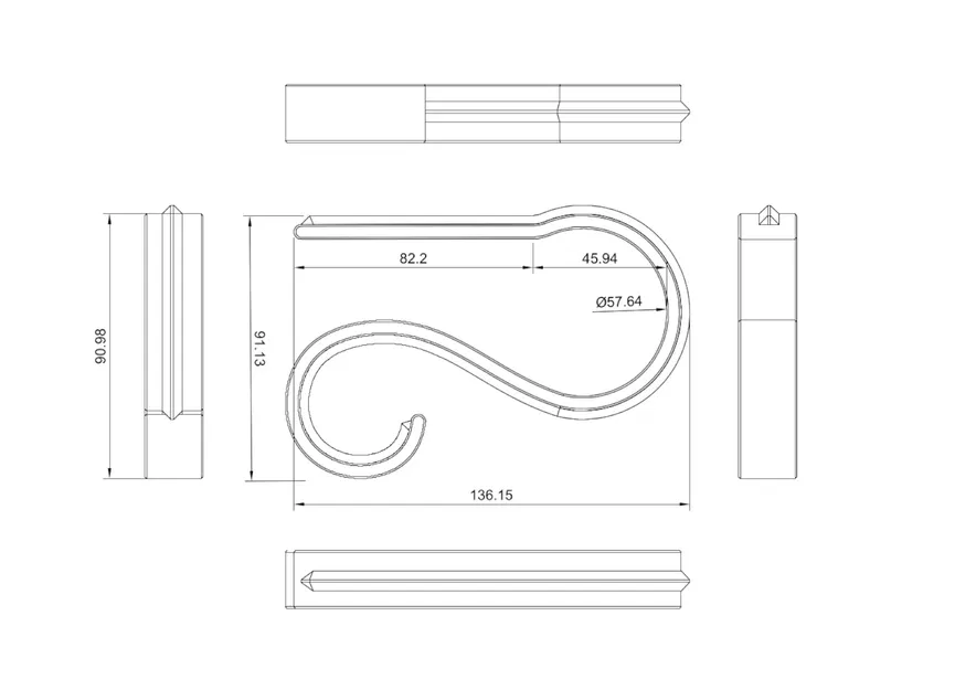 Móc Treo Túi Hình Cong CURVE - Image 3