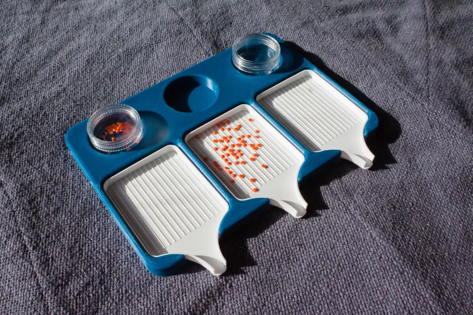 Khay và Hộp Đựng Tranh Đính Đá - Image 1