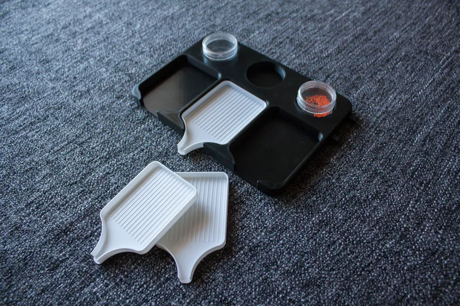 Khay và Hộp Đựng Tranh Đính Đá - Image 6