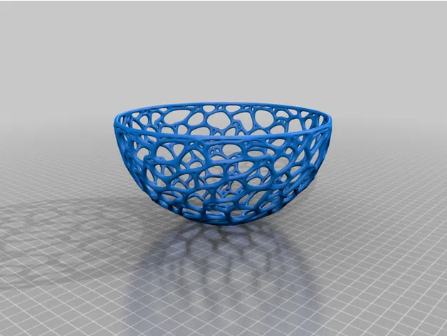 Chậu trang trí hình bán cầu Voronoi - Image 3