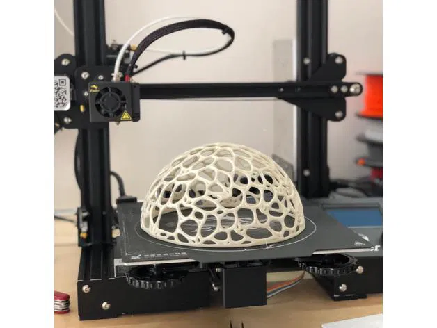 Chậu trang trí hình bán cầu Voronoi - Image 5