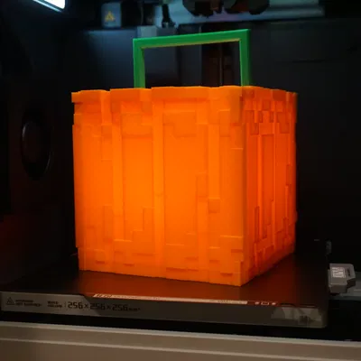 Giỏ kẹo / Đèn bí ngô Minecraft