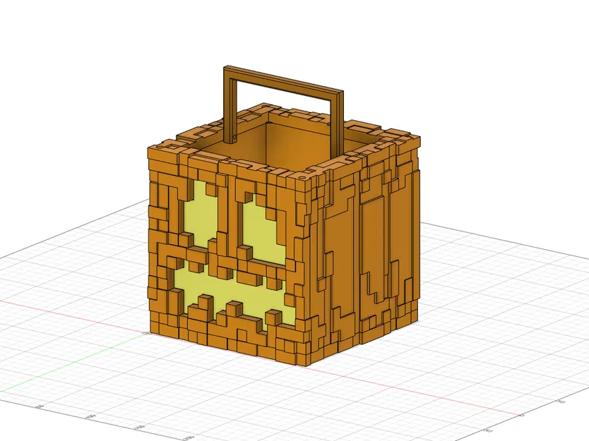 Giỏ kẹo / Đèn bí ngô Minecraft - Image 5