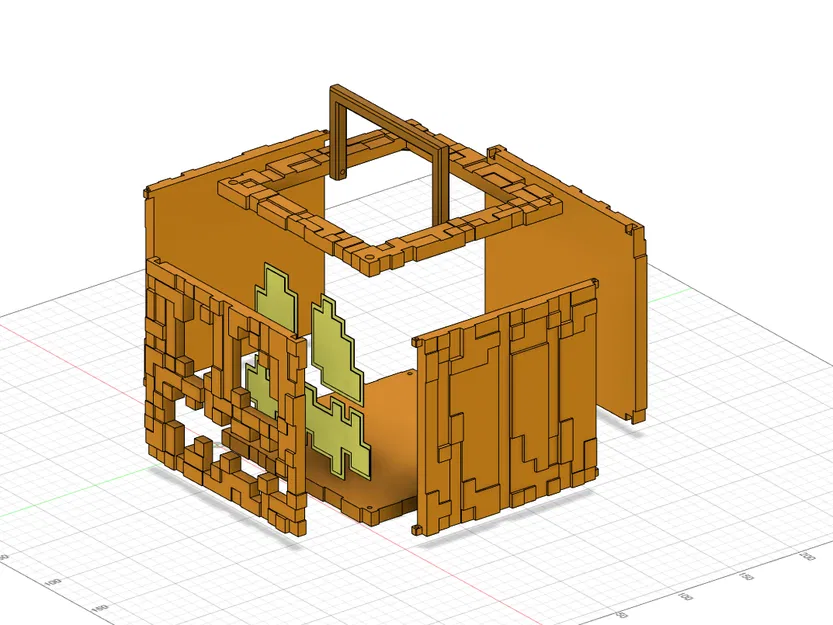 Giỏ kẹo / Đèn bí ngô Minecraft - Image 6