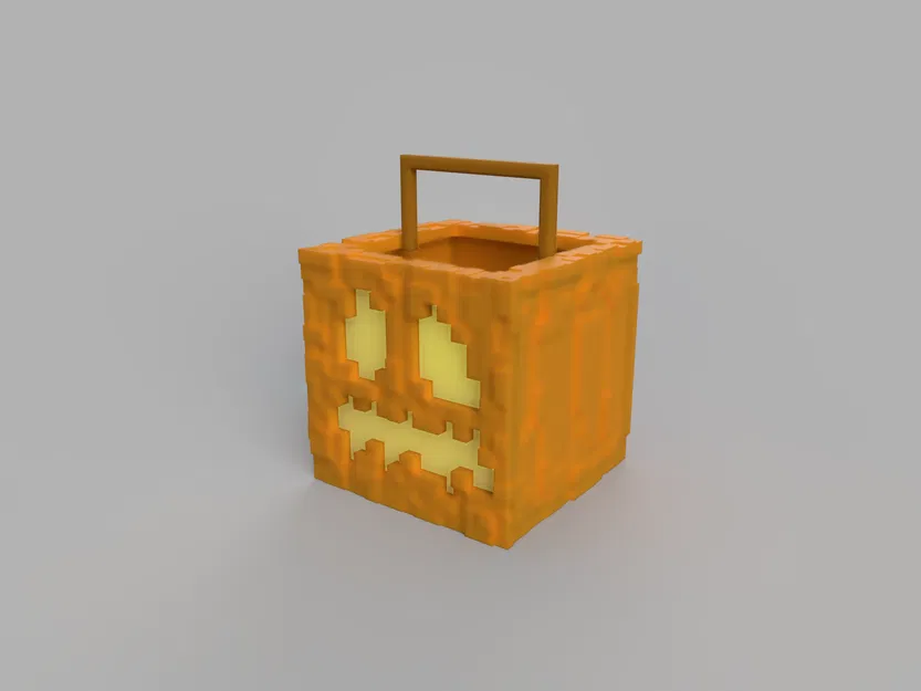 Giỏ kẹo / Đèn bí ngô Minecraft - Image 9