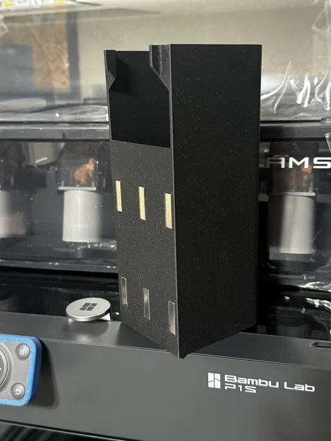 Khay hứng phế liệu đơn giản cho Bambu Lab P1P/P1S/X1C dùng nam châm mọi kích cỡ [Remix] - Image 1