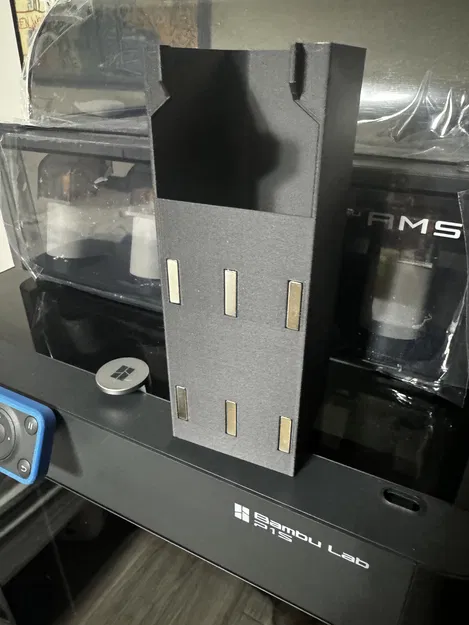 Khay hứng phế liệu đơn giản cho Bambu Lab P1P/P1S/X1C dùng nam châm mọi kích cỡ [Remix] - Image 4