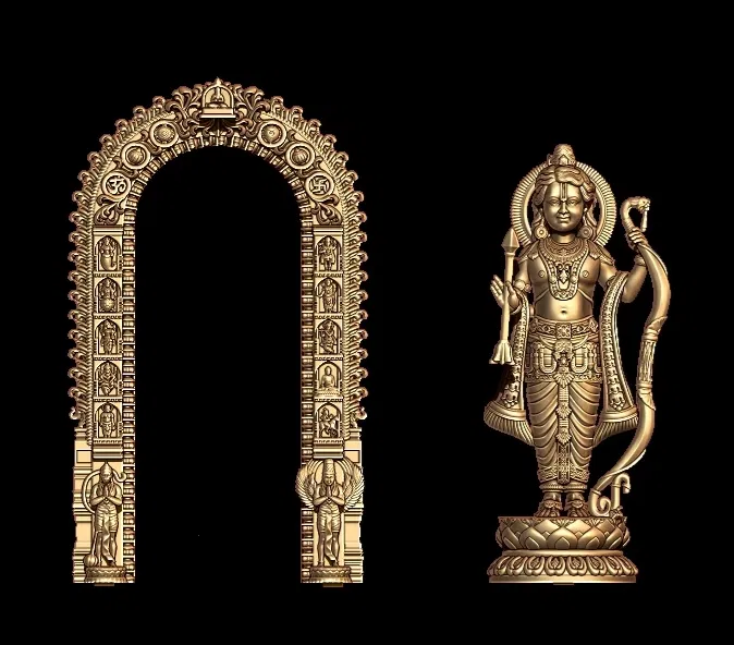 Mô hình Ram Lalla Murti 3D - Image 1
