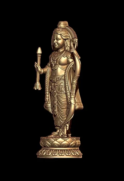 Mô hình Ram Lalla Murti 3D - Image 3
