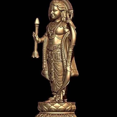 Mô hình Ram Lalla Murti 3D