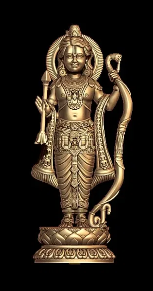 Mô hình Ram Lalla Murti 3D - Image 4