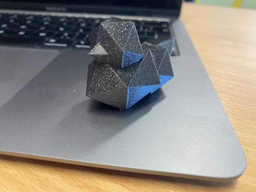 Chim Bồ Câu Hình Học - Mặt Dây Chuyền - Image 2