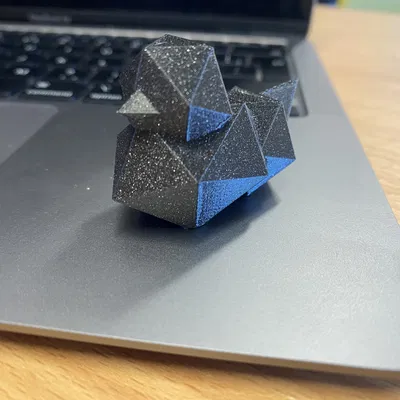 Chim Bồ Câu Hình Học - Mặt Dây Chuyền