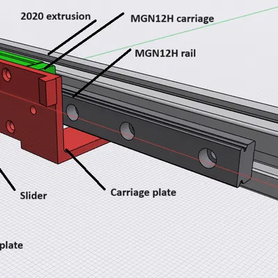 Bộ đổi đầu phun nhanh Sprite và ray tuyến tính trục X