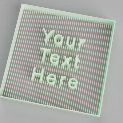 Biển Thiết Kế Dây (Chữ Tùy Chỉnh)