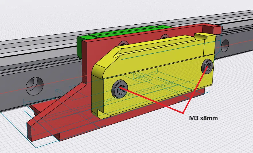 Bộ đổi đầu phun nhanh Sprite và ray tuyến tính trục X - Image 4