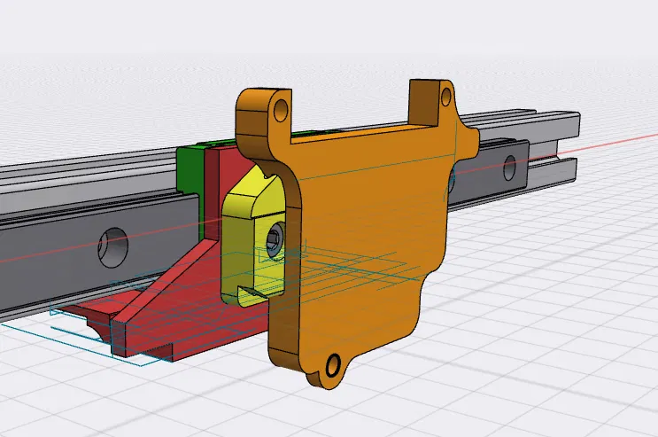 Bộ đổi đầu phun nhanh Sprite và ray tuyến tính trục X - Image 5