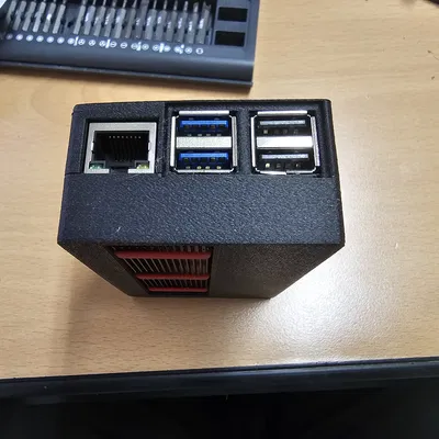 Vỏ Case Raspberry Pi 5 + X1002 (NVMe Adapter) + Tản Nhiệt Chính Hãng + Tản Nhiệt NVMe