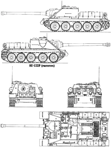 Mô hình Su-122P - Image 1