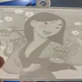 Mô Hình Lithophane Mulan - Thumbnail 1
