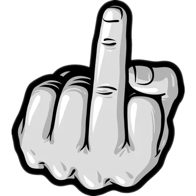 Hình Ngón Giữa Lithophane Cong 80 Độ Khổ 100x100