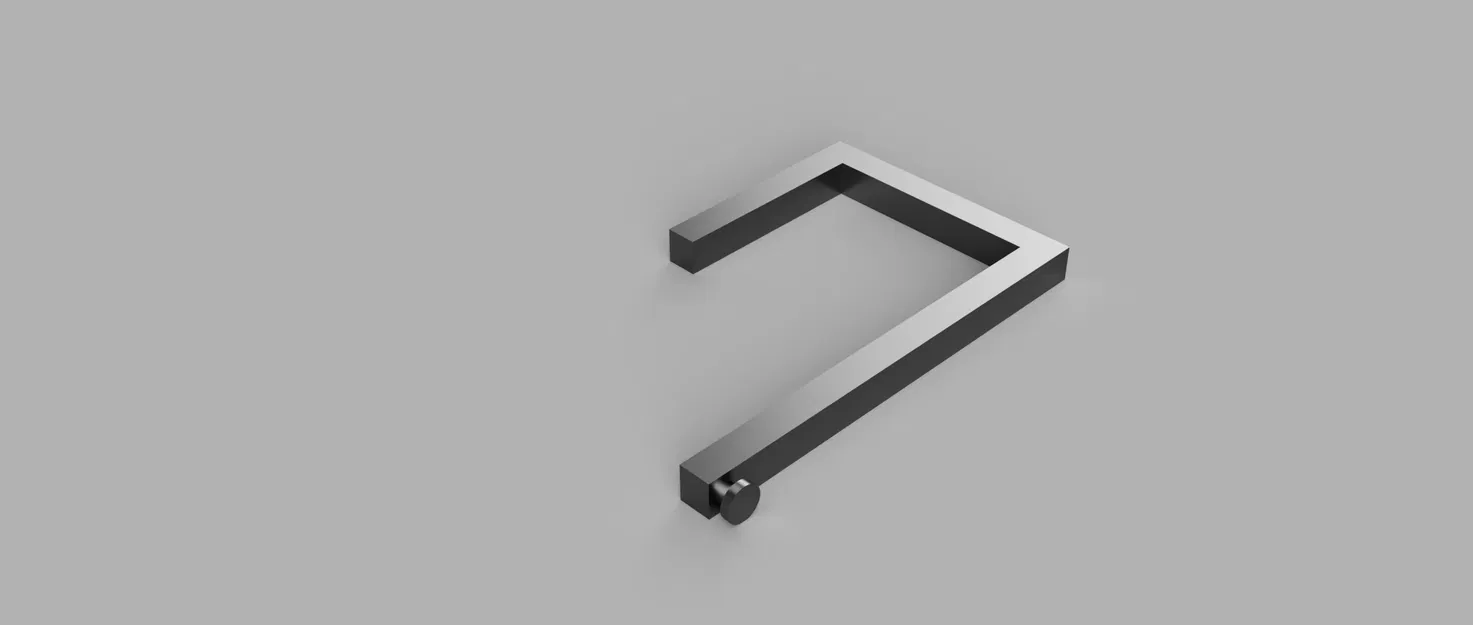 Móc Treo Vách Ngăn Đơn Giản (55mm) - Image 1