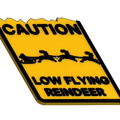 Biển Cảnh Báo Giáng Sinh Hài Hước