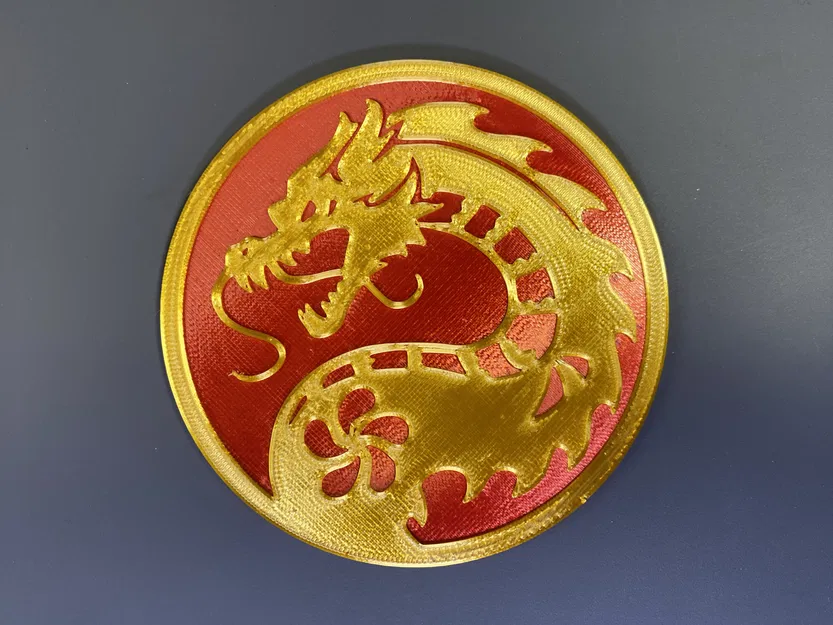 Đế Lót Ly Hình Rồng Chào Tết Nguyên Đán - Image 1