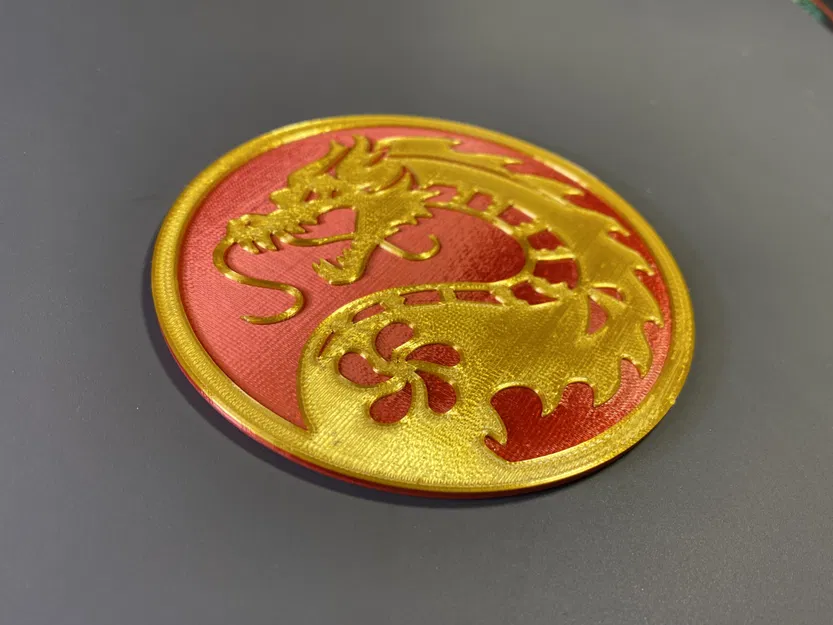 Đế Lót Ly Hình Rồng Chào Tết Nguyên Đán - Image 2