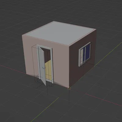 Nhà nhỏ kiểu Low Polly