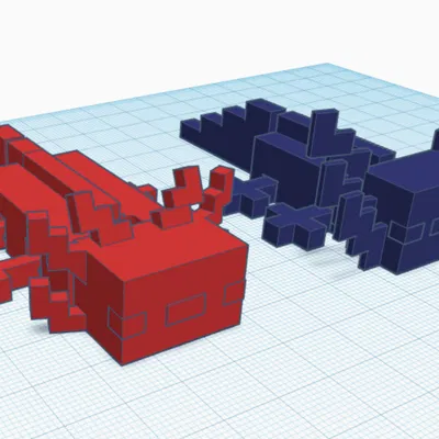 Kỳ Nhông Minecraft Khớp Nối Có Mắt