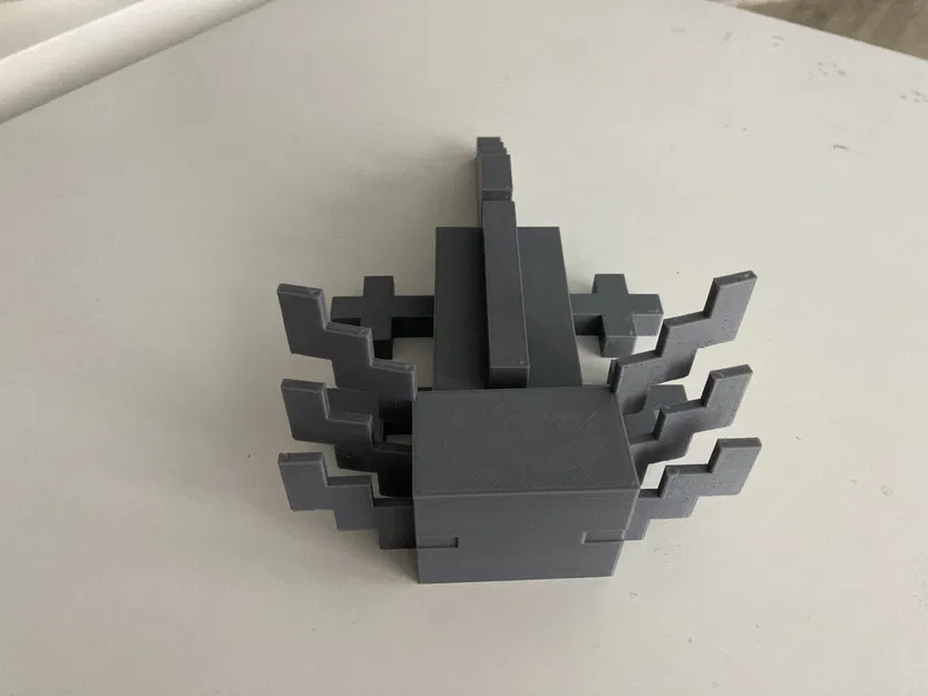 Axolotl Uốn Dẻo Phong Cách Minecraft - Image 4