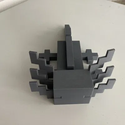 Axolotl Uốn Dẻo Phong Cách Minecraft