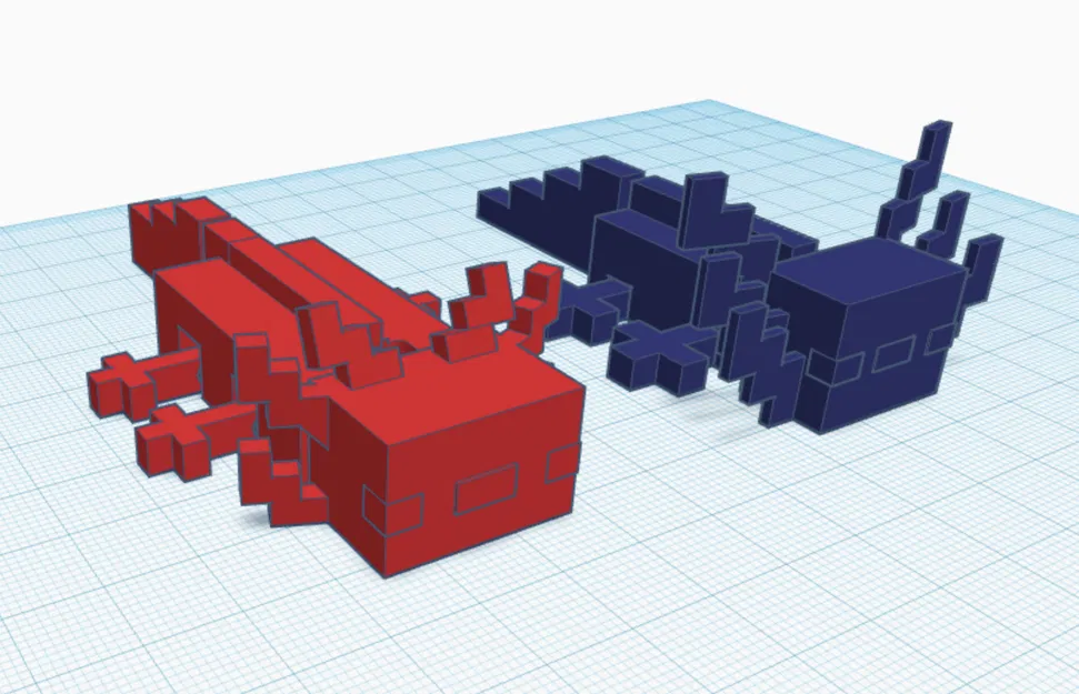 Axolotl uốn dẻo fixed eyes - Image 1