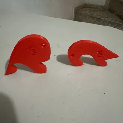 Bộ Móc Khóa "Anh Và Em"