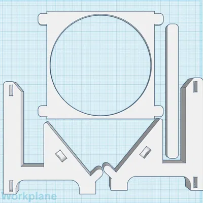Giá đỡ Laptop Framework 16 dạng vỏ sò có quạt tản nhiệt