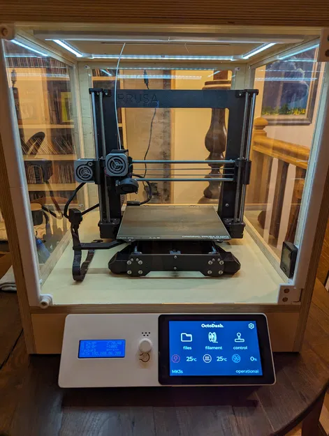 Bảng điều khiển lồng máy Prusa mk3/s/+ với màn hình cảm ứng LCD 7" - Image 1